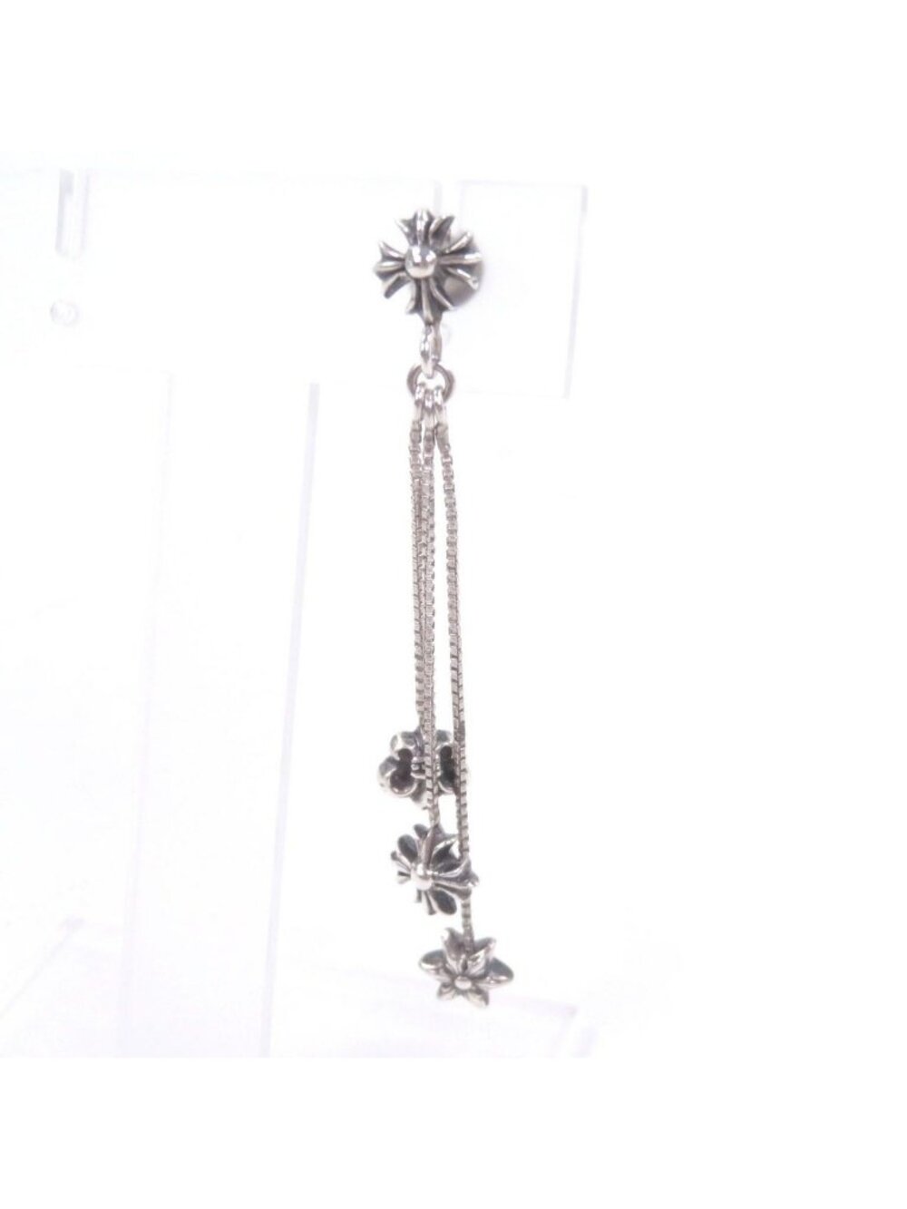 Chrome Hearts Jojoearring Jojo 14K Star CH Plus BS Posting Earrings Silver